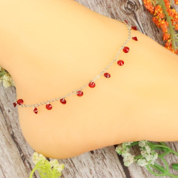 Dainty Anklet for Women – Elegant Everyday Jewelry & Perfect Gift | MLCRC2129 - Picture 7 of 10